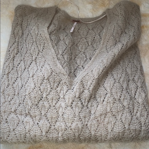 Free People Say Hello Sweater in Neutral Size Small - Picture 5 of 13